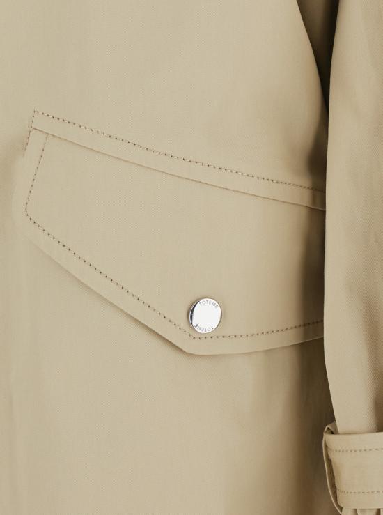 26FW 토템 트렌치 코트 263WRO0283FB0564072 Beige - TOTEME