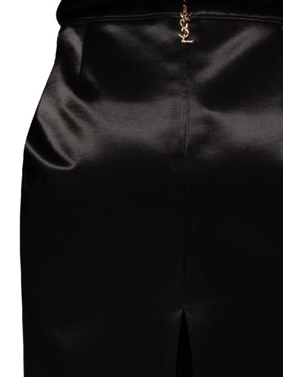 26SS 생로랑 미디 스커트 863981 Y1K441000 BLACK - SAINT LAURENT