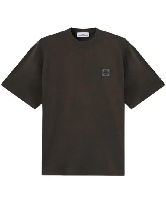 26FW 스톤 아일랜드 오가닉 코튼 패치 티셔츠 L2S15 2100030 S0500 V0078 Coal grey
