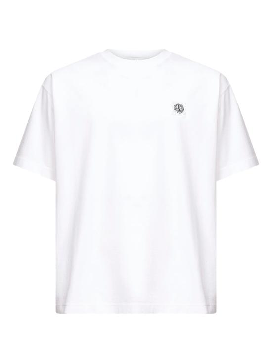 26FW 스톤 아일랜드 반팔 티셔츠 L2S15 2100030 S0500 V0001 White