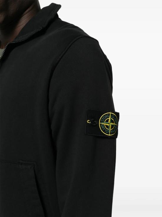 26FW 스톤 아일랜드 집업 니트 L2S15 6100063 S0051 V0029 Black - STONE ISLAND