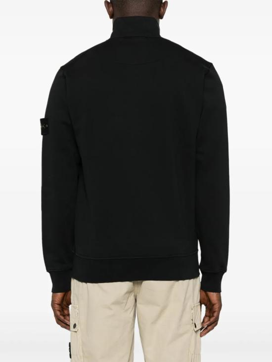 26FW 스톤 아일랜드 집업 니트 L2S15 6100063 S0051 V0029 Black - STONE ISLAND