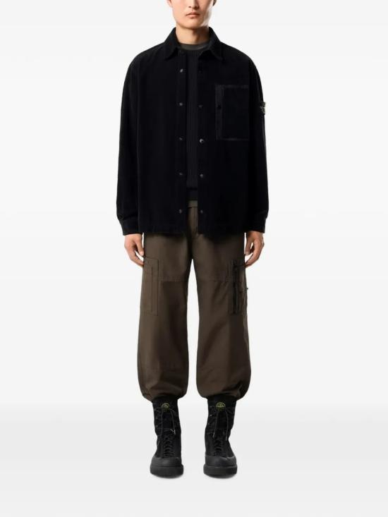 26FW 스톤 아일랜드 긴팔 셔츠 L2S15 1200016 S0212 V0029 Black - STONE ISLAND