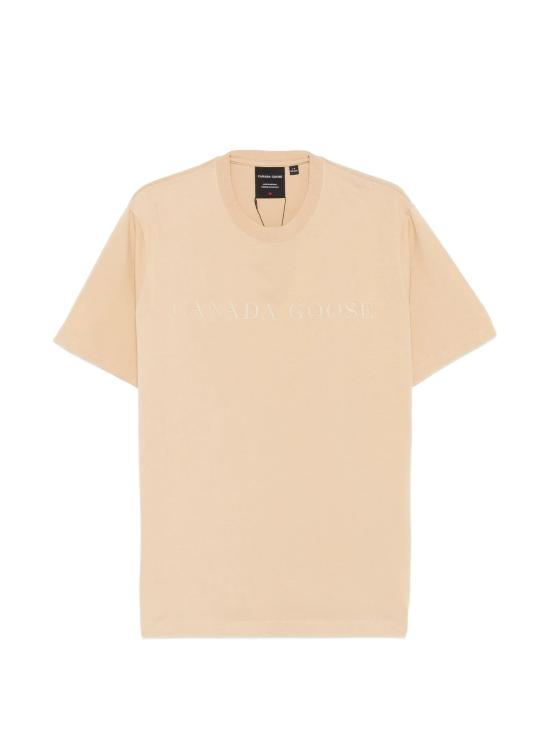 26SS 캐나다구스 반팔 티셔츠 1339M1 9844 ECRU BEIGE BEIGE ECRU