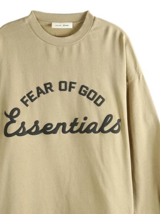 26SS 피어오브갓 긴팔 티셔츠 125SP264102F FADED DUNE - FEAR OF GOD