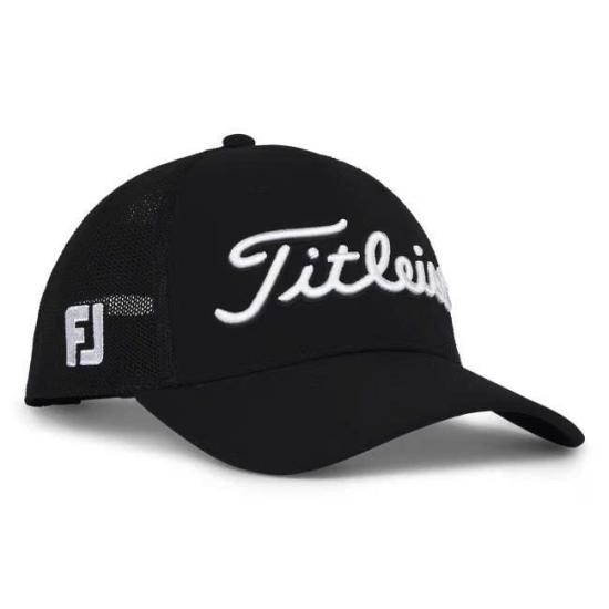26SS 타이틀리스트 모자 TH25ATPM 01 BLACK WHITE DOM - TITLEIST
