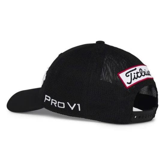 26SS 타이틀리스트 모자 TH25ATPM 01 BLACK WHITE DOM - TITLEIST