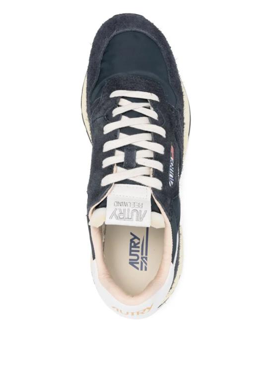 26FW 오트리 릴윈드 로우 나일론 스웨이드 스니커즈 WWLM NC30 099 NYLON CRACK WHITE SPACE - AUTRY