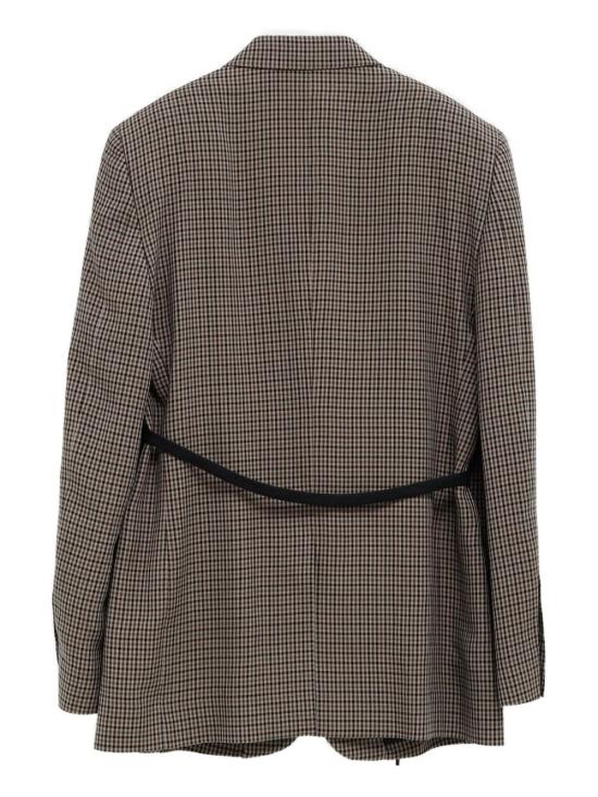 26SS 발렌시아가 랩 테일러드 재킷 857365 TTO382866 KHAKI BROWN - BALENCIAGA