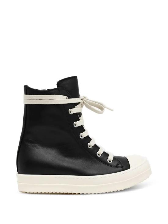 26FW 릭 오웬스 콘코디언 레더 하이탑 스니커즈 RP02F5890 LCO 911 BLACK MILK