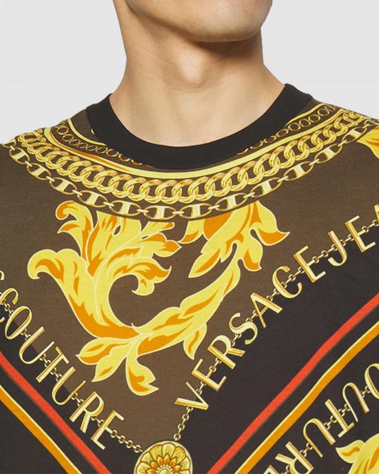  베르사체 반팔 티셔츠 75GAH6RF 75UP601 899 NERO - VERSACE