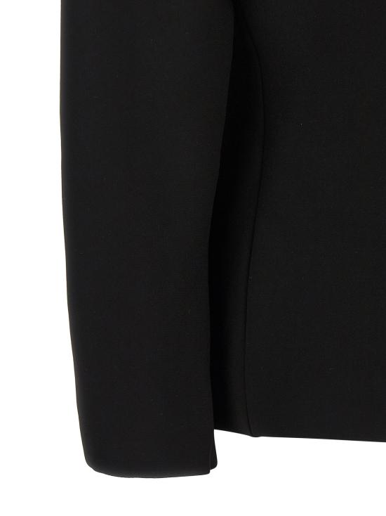 26FW 자크뮈스 수트 자켓 라 베스테 오발로 블레이저 블랙 - JACQUEMUS