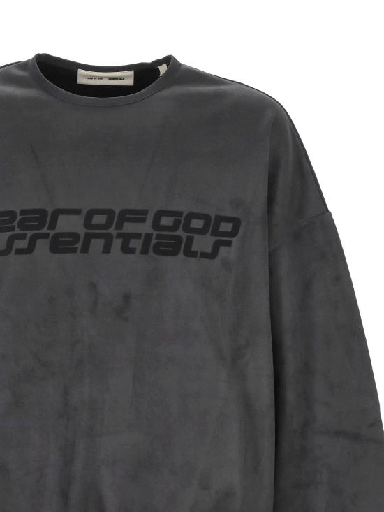 25FW 피어오브갓 긴팔 티셔츠 192HO256732F IRON GREY - FEAR OF GOD