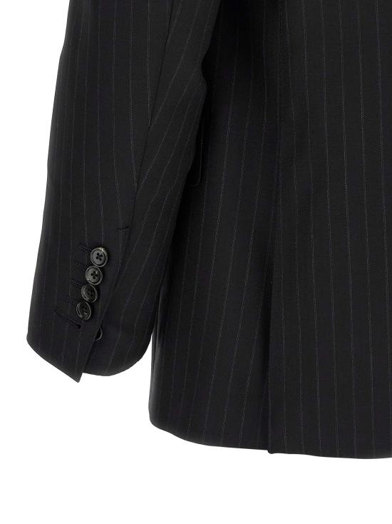 26FW 톰포드 수트 핀스트라이프 더블 브레스트 정장 블랙 - TOMFORD