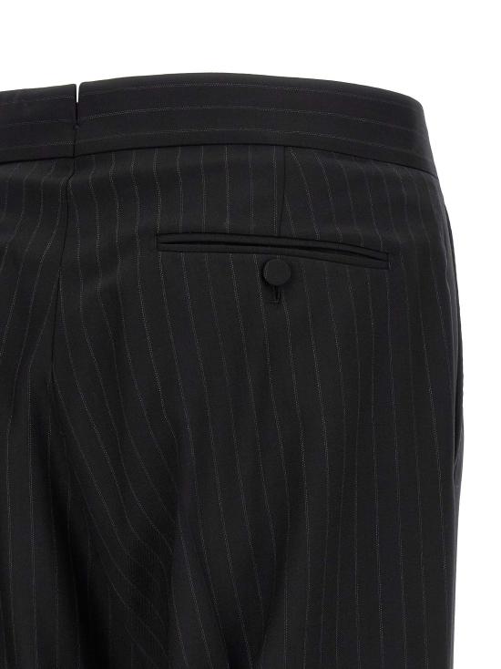 26FW 톰포드 수트 핀스트라이프 더블 브레스트 정장 블랙 - TOMFORD