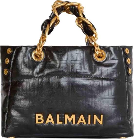 26FW 발망 토트백 HN1FD871LETF0PA BLACK
