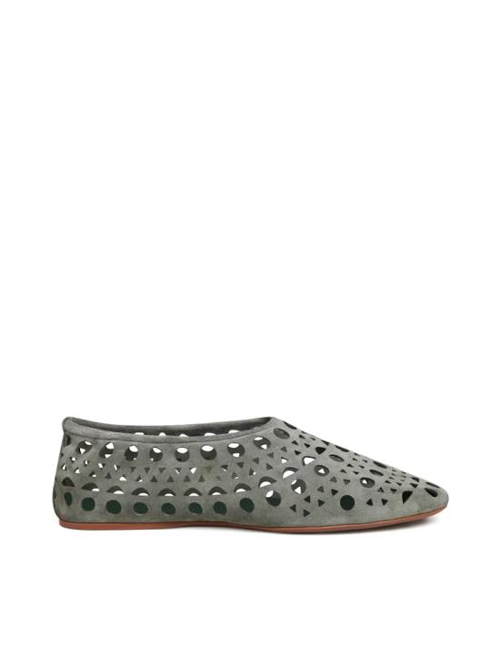 26FW 알라이아 플랫 슈즈 AA3A1039I236 U24 KHAKI