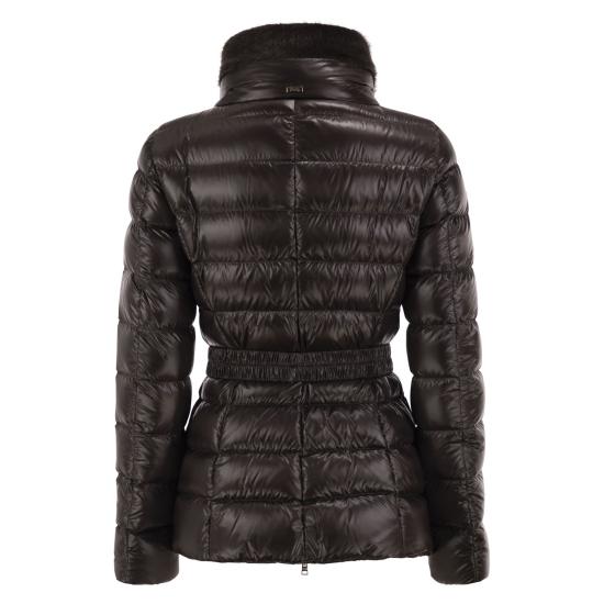 26FW 에르노 클라우디아 쇼트 다운 자켓 PI0485DICM05 DARK BROWN - HERNO