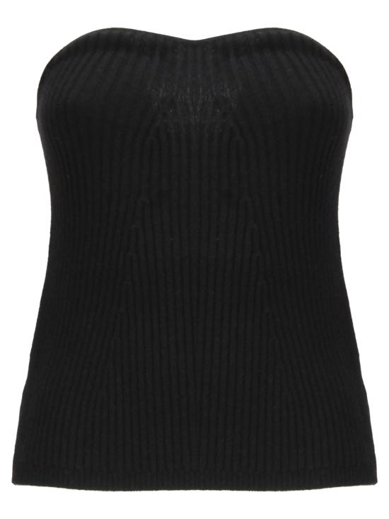 25FW 이리플레이서블 민소매 티셔츠 ELI TOP BUSTIER BLACK