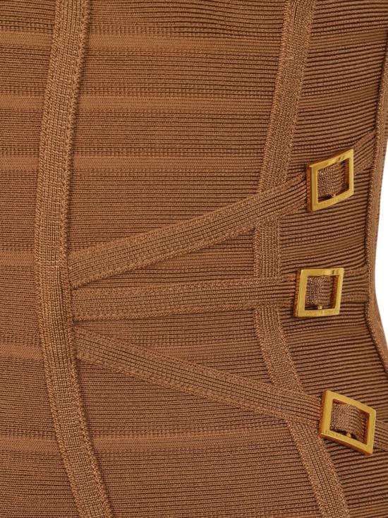 26SS 엘리자베타프랜치 원피스 AM24D62E2 Brown - ELISABETTA FRANCHI