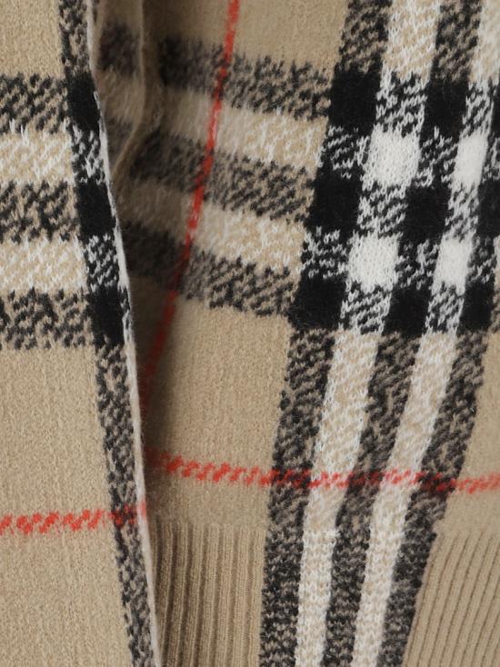 25FW 버버리 체크 울 스웨터 8116946 Neutrals - BURBERRY