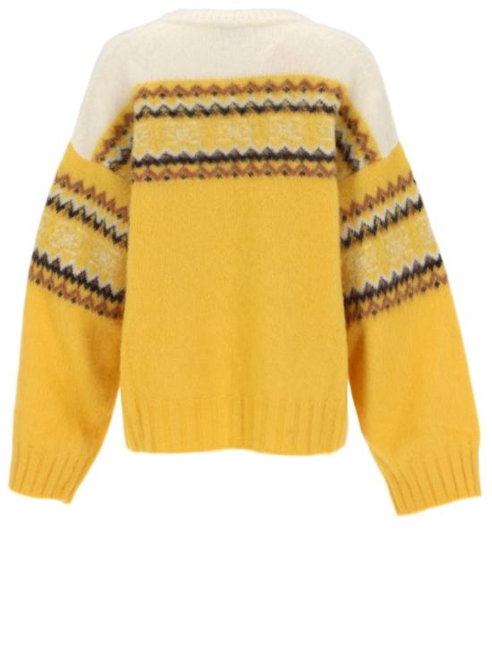 26SS 가니 스웨터 A1070077 358 Yellow - GANNI