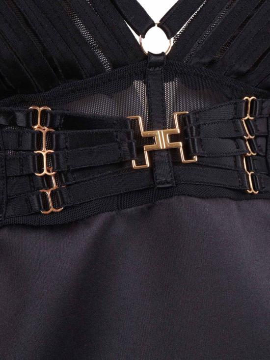 26SS 엘리자베타프랜치 숏 원피스 AB95062E2 Black - ELISABETTA FRANCHI