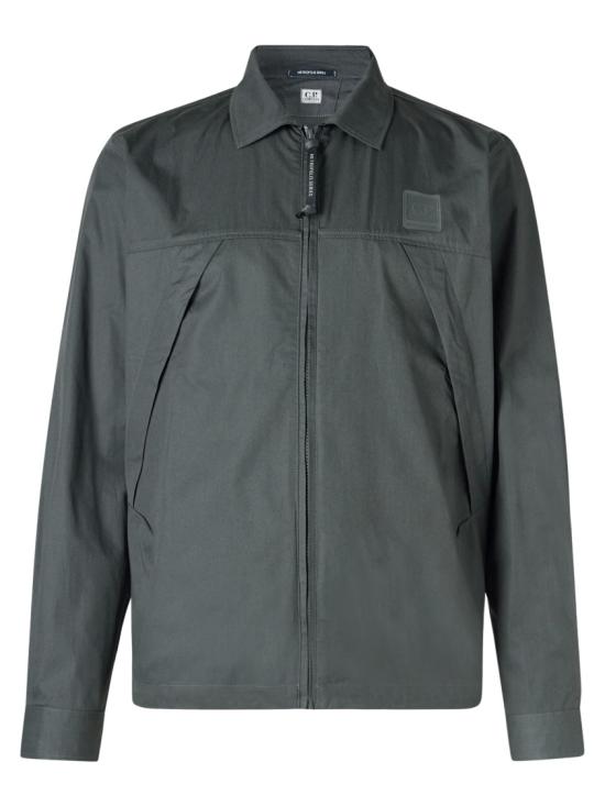 26SS 씨피 컴퍼니 메트로폴리스 시리즈 가바딘 집 오버셔츠 20CLOS062A006472A921 Grey