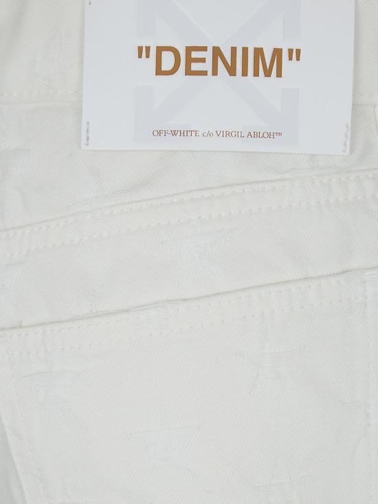 26SS 오프화이트 데님 숏팬츠 OWYC019S26DE N001 White - OFF WHITE