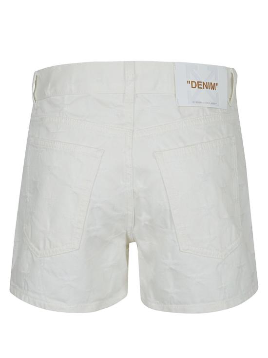 26SS 오프화이트 데님 숏팬츠 OWYC019S26DE N001 White - OFF WHITE
