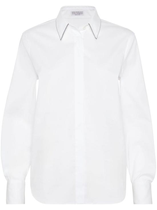 26SS 브루넬로 쿠치넬리 모닐리 셔츠 M0091MA606C159 White