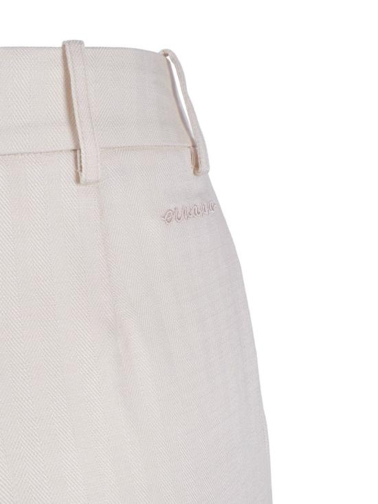 26SS 에르마노 설비노 수트 팬츠 D48EP069ER3 White - ERMANNO SCERVINO