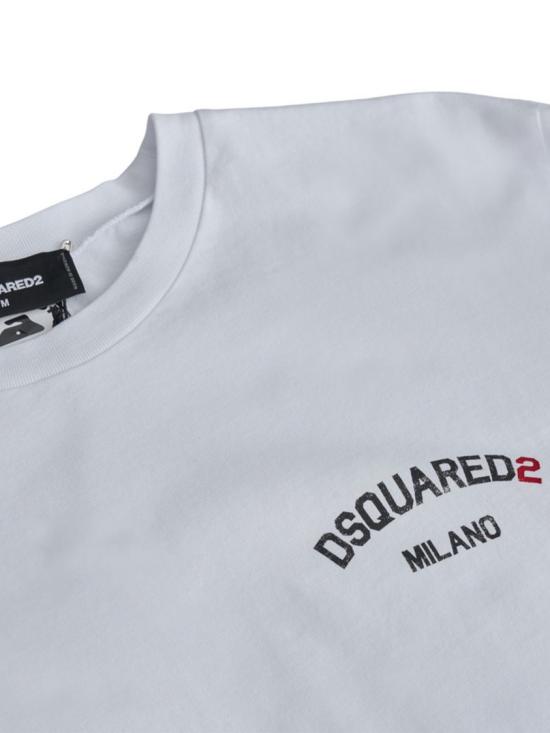 25FW 디스퀘어드2 반팔 티셔츠 S71GD1630 D20020 White - DSQUARED2