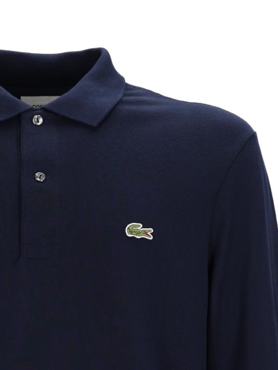 26FW 라코스테 클래식 롱슬리브 폴로 셔츠 L1312 00 Blue - LACOSTE