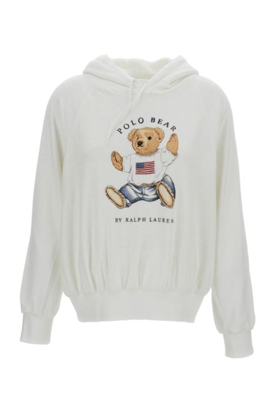 26SS 폴로 랄프로렌 후드 티셔츠 211A12745001WHITE Neutrals