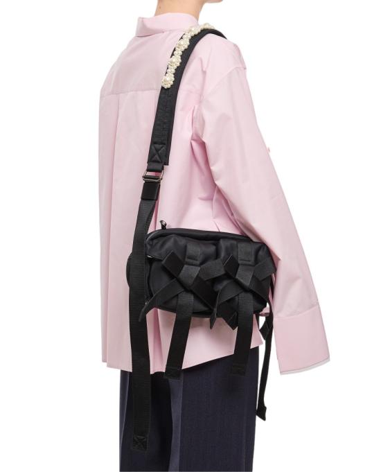  시몬로샤 비디드 보우 프론트 백 BAG149B0761BLACKPEARL - SIMONE ROCHA
