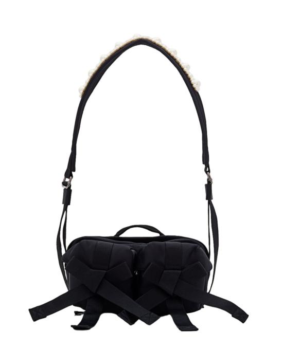  시몬로샤 비디드 보우 프론트 백 BAG149B0761BLACKPEARL