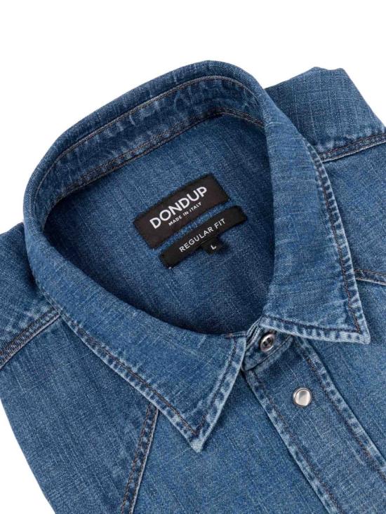 26SS 돈답 데님 셔츠 UC345RDF0272UMF4 Blue - DONDUP