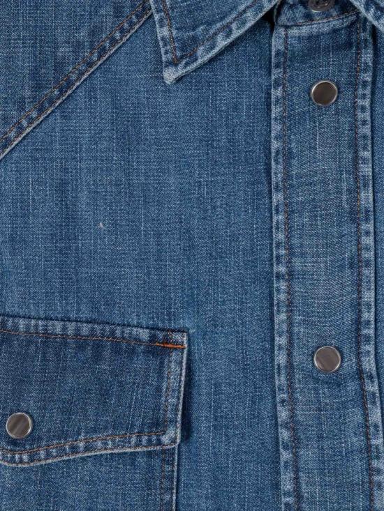 26SS 돈답 데님 셔츠 UC345RDF0272UMF4 Blue - DONDUP