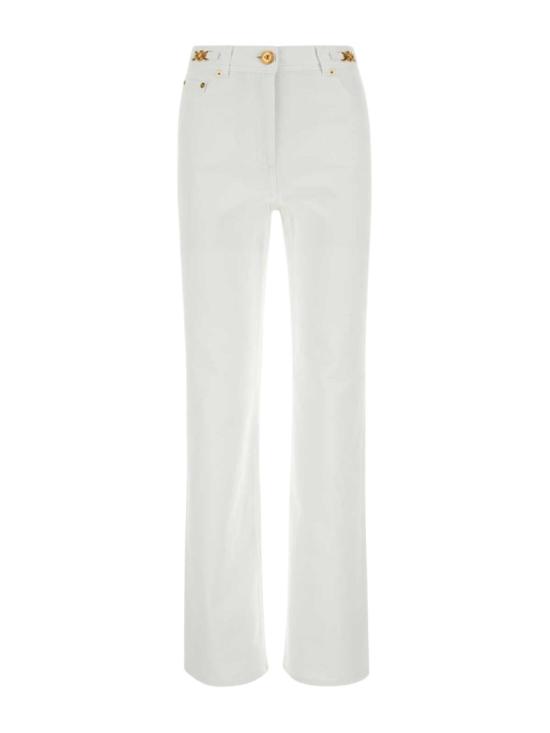 26SS 베르사체 데님 팬츠 10137451A085701D110 White