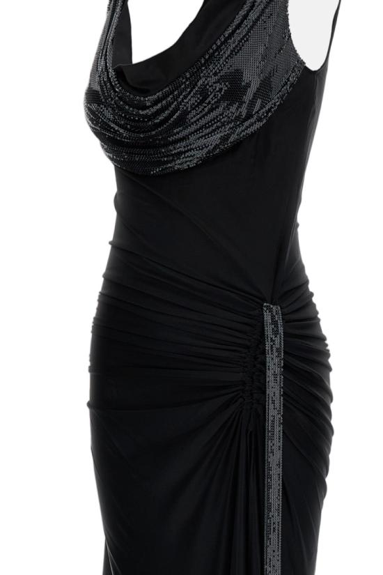 26FW 파코라반 롱 원피스 26AXRO069MH0006P001 Black - PACO RABANNE