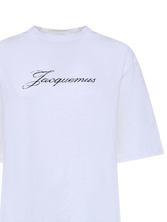 26FW 자크뮈스 자크뮈스 티셔츠 TSW00596AJ00289 100 WHITE - JACQUEMUS