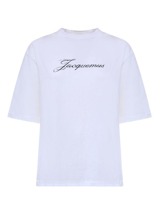 26FW 자크뮈스 자크뮈스 티셔츠 TSW00596AJ00289 100 WHITE