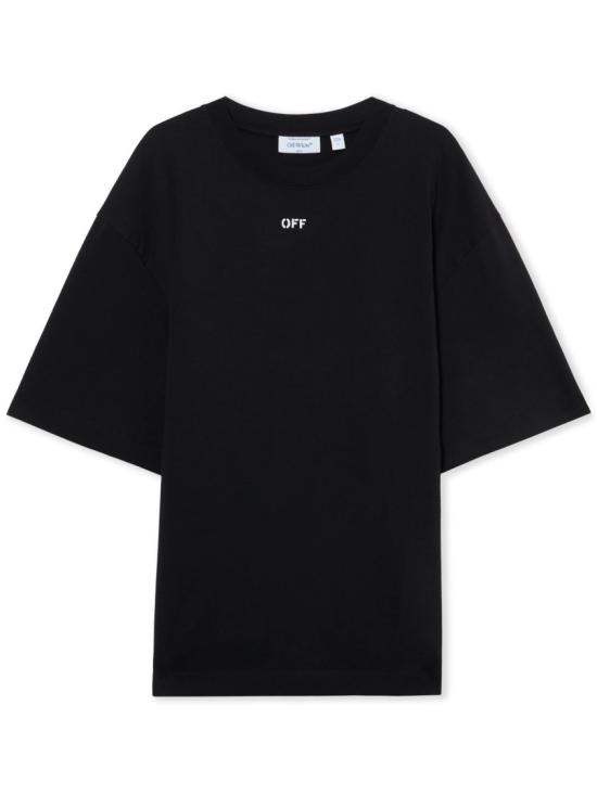 26SS 오프화이트 반팔 티셔츠 44MAA120S26J00J001 Black