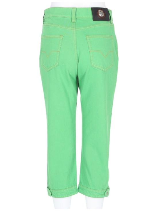  베르사체 스트레이트 팬츠 1023741 1A178711DB00 Green - VERSACE