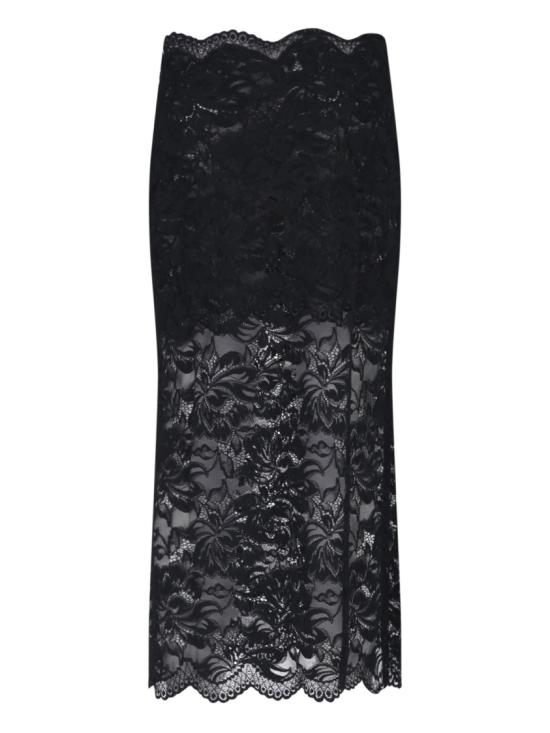 26FW 파코라반 롱 스커트 24AJJU598PA0170P001 Black - PACO RABANNE