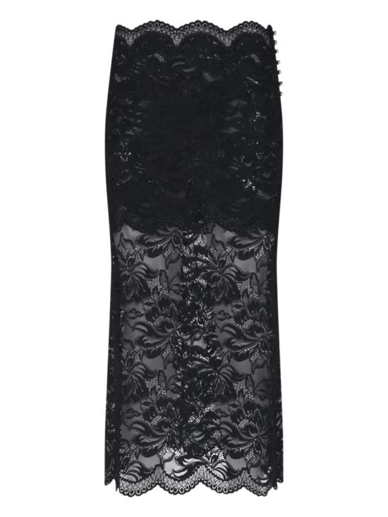 26FW 파코라반 롱 스커트 24AJJU598PA0170P001 Black