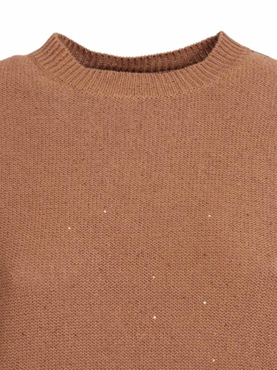 26SS 파비아나 필리피 반팔 티셔츠 MAD266F490D273 Brown - FABIANA FILIPPI