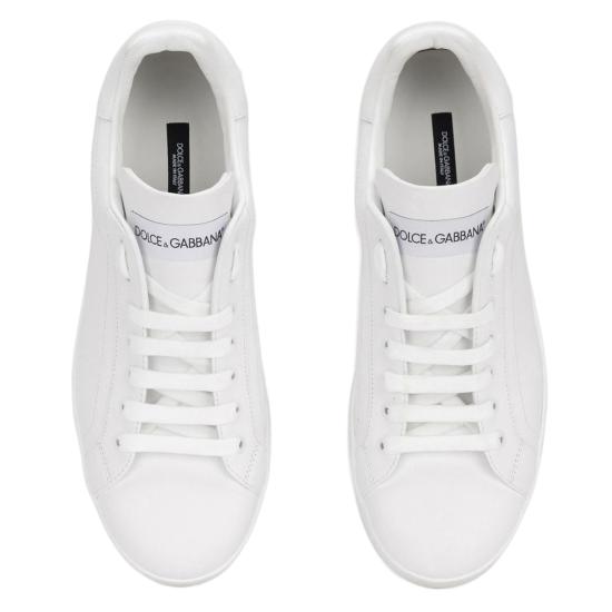 26FW 돌체앤가바나 카프스킨 포르토피노 스니커즈 CS1772A106580001 White - DOLCE & GABBANA