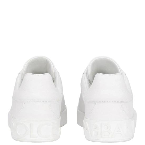 26FW 돌체앤가바나 카프스킨 포르토피노 스니커즈 CS1772A106580001 White - DOLCE & GABBANA